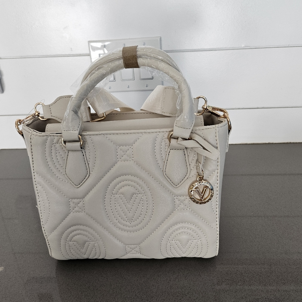 NWT Valentino Orlandi Cream Purse
